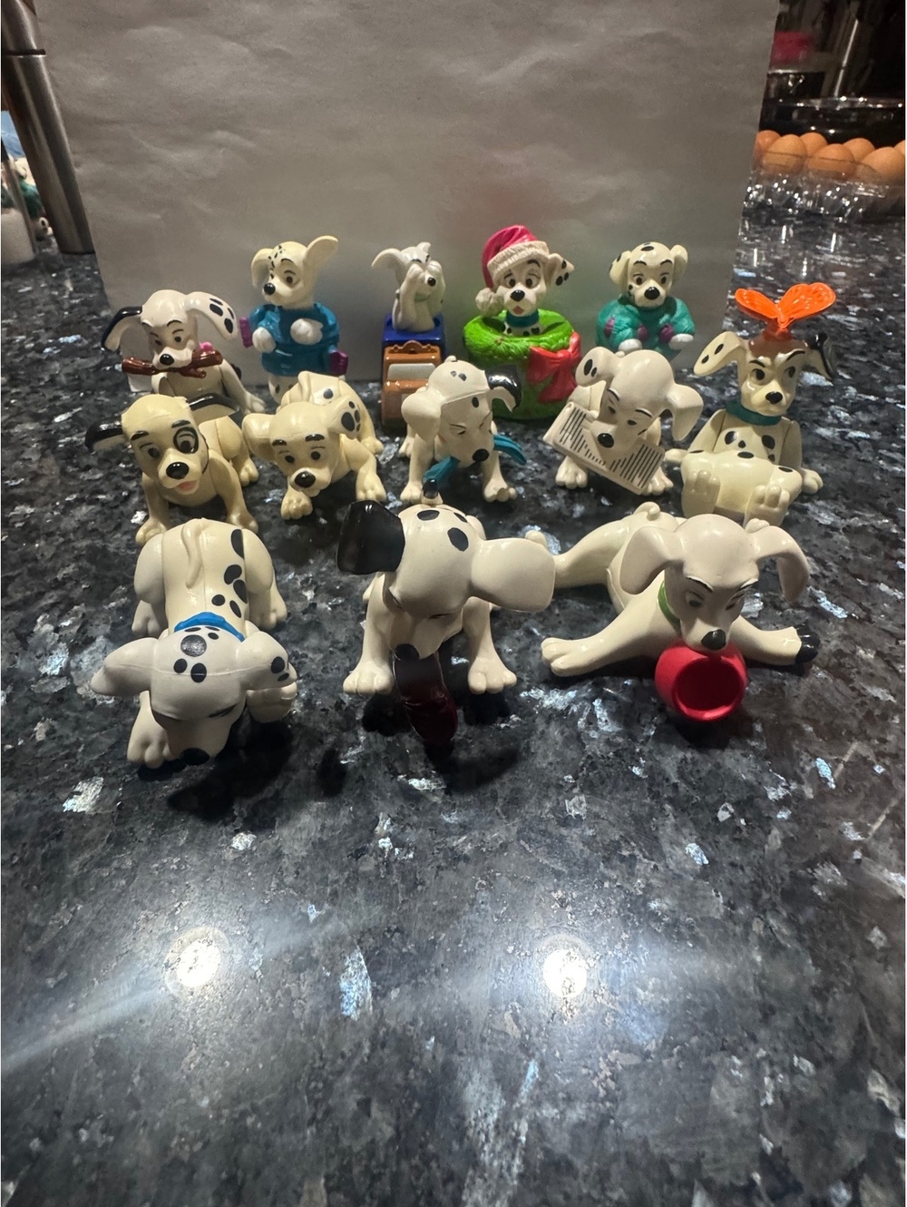 1996 McDonald's 101 Dalmatians Lot C 13 random toy figures [COPY]